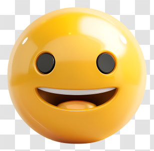 Emoji - Yellow Smiling Emoji Face Transparent PNG