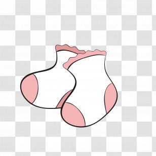 Infant Clip Art - Cartoon - Little Baby Socks Transparent PNG