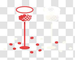 Icon - Basketball Hoop With Balls Transparent PNG