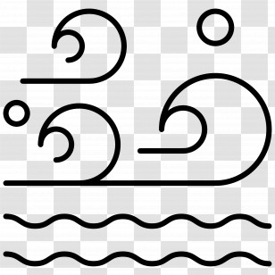 Renewable Energy - Abstract Wave Symbol Illustration Transparent PNG