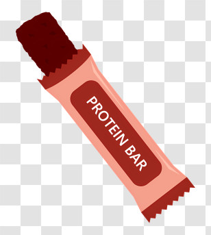 Icon Protein Bar Red Wrapper Red And White Label Blue And Green Design Transparent PNG