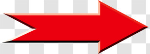Arrow - Red Right Arrow Symbol Transparent PNG