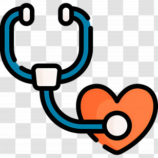 Stethoscope Heart - Stethoscope With Heart Transparent PNG