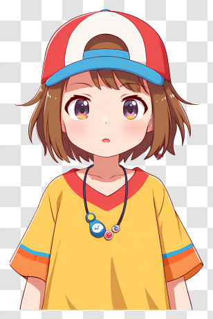 Oozora Subaru - Cute Anime Girl In Cap Transparent PNG