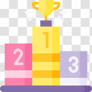 Trophy Podium - Podium With Trophy Transparent PNG