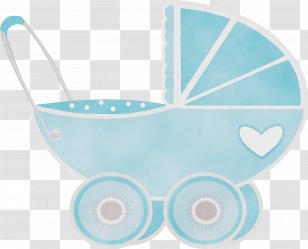 Aqua Turquoise Vehicle Baby Products Plastic - Tableware Transparent PNG