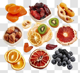Dried Fruit Icon - Assorted Dried Fruits For Healthy Snacking Transparent PNG