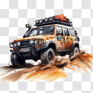 International Off Road Day - Rugged Off-road Vehicle In Action Transparent PNG