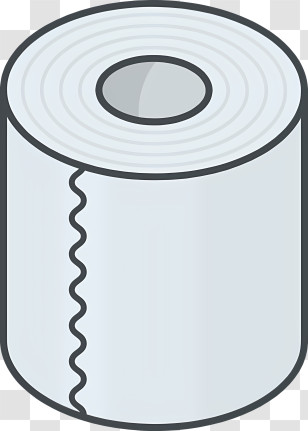 Icon - Toilet Paper Roll Illustration Transparent PNG
