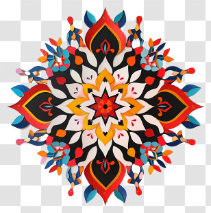 Mandala - Colorful Mandala Art Pattern Transparent PNG