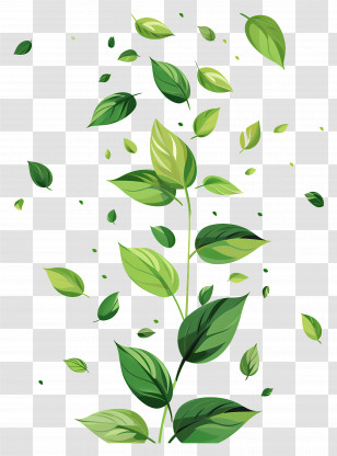 Green Leaves - Green Leaves Vector For Nature Representation Transparent PNG