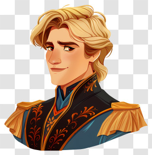 Prince Kristoff - Handsome Blonde Prince Transparent PNG