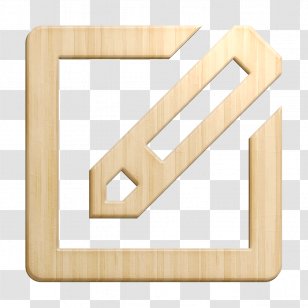 Compose Icon - Beige - Symbol Wood Transparent PNG