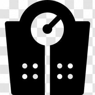 Measuring Scales Weight - Black And White - Symbol Transparent PNG