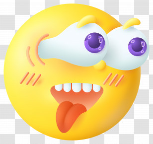 3d Emoji - Silly Emoji Face Transparent PNG