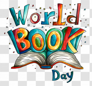 World Book Day - World Book Day Celebration Design Transparent PNG