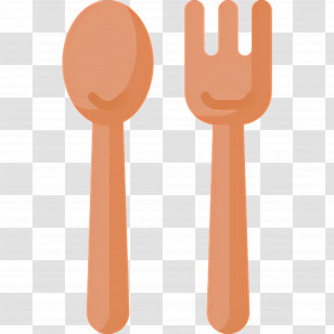 Fork Spoon - Spoon And Fork In Minimalist Design Transparent PNG