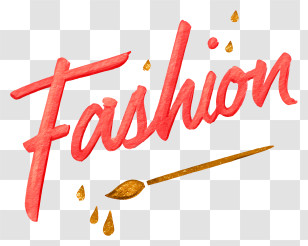 Fashion Logo - Fashion Brush Lettering Art Transparent PNG