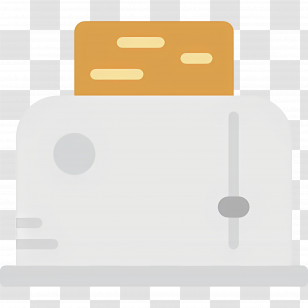 Toaster - White Toaster With Toast Transparent PNG