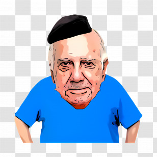 Old Man - Old Man Cartoon Illustration Transparent PNG