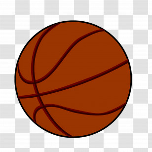 Basketball - Basketball Icon Illustration For Sports Theme Transparent PNG
