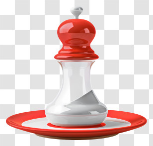 Pepper Shaker - Red And White Pepper Grinder Transparent PNG