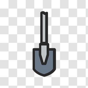 Gardening Tools Icon - Simple Shovel Icon Transparent PNG