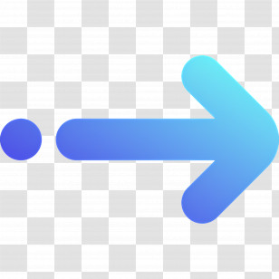 Arrow Symbol - Blue Rightward Arrow Transparent PNG