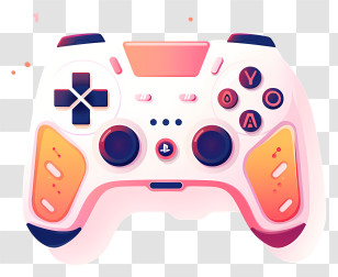 Gamepad - Colorful Gaming Controller Illustration Transparent PNG