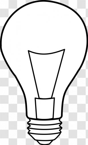 Incandescent Light Bulb Electric Clip Art - Line - Tiny Cliparts Transparent PNG