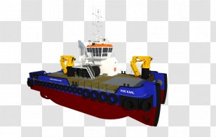 Cat Tugboat Ship Anchor Handling Tug Supply Vessel Damen Group - Buoy Transparent PNG