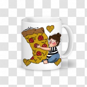 Coffee Cup Mug Food - Tableware - Pizza Love Transparent PNG