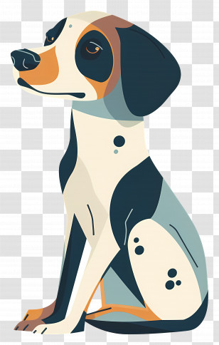 Dog - Sitting Dog Illustration Transparent PNG