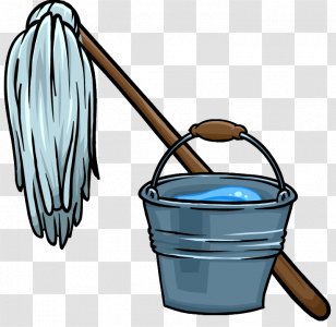 Mop Bucket Cart Clip Art - Handle - Cliparts Transparent PNG