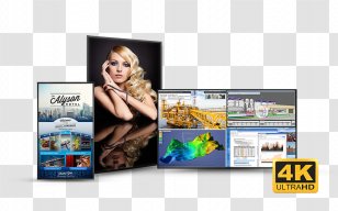 Planar Systems Computer Monitors 4K LCD Display 997 Liquid-crystal Digital Signs - Lightemitting Diode - Multimedia Transparent PNG