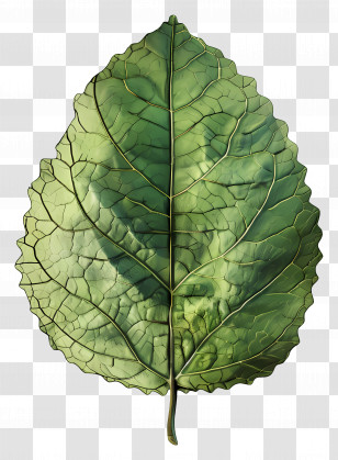 Leaf Nature - Realistic Green Leaf Illustration Transparent PNG