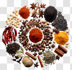 Spices - Assorted Spices For Cooking And Seasoning Transparent PNG