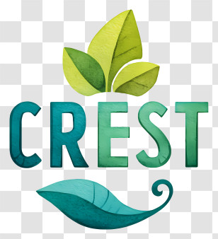 Crest Logo - Green Crest Leaf Logo Transparent PNG