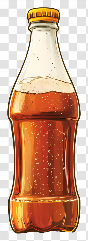 Soft Drink Bottle - Colorful Soda Bottle Transparent PNG