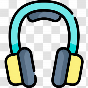 Headphone - Colorful Wireless Headphones Icon Transparent PNG