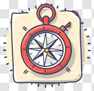 Compass - Compass Doodle Illustration Transparent PNG
