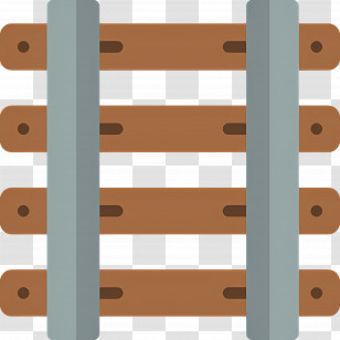 Train Tracks - Railroad Tracks Transparent PNG