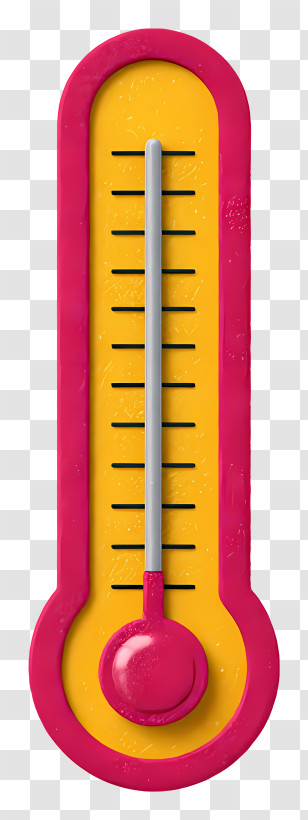 Goal Thermometer - Colorful Thermometer Transparent PNG