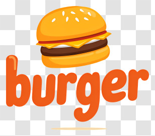 Burger Restaurant Logo - Smiling Burger Logo Transparent PNG