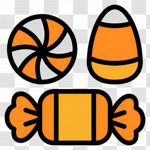 Halloween Food - Assorted Halloween Candy Transparent PNG