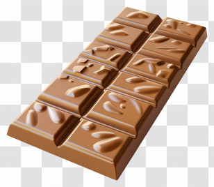 Chocolate Bar - Delicious Milk Chocolate Bar Transparent PNG