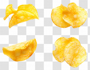 Potato Chip - Crispy Golden Potato Chips Transparent PNG