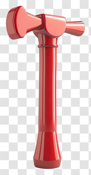Hammer - Red Hammer For Construction Transparent PNG