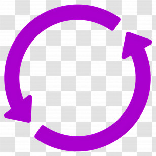 Circle Arrow - Purple Circular Arrows Symbol Transparent PNG