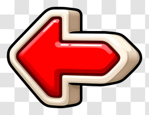Arrow 3d - Red Arrow Sign Transparent PNG